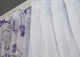 Кухонні шторки VR-Textil №111к з підв'язками Бузковий з білим 400х170 см (52-0898) - зображення 4