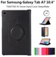 Чехол 360 на Samsung Galaxy Tab A7 (10.4'') / чехол для планшета с функцией вертикальной и горизонтальной подставки / (черный) - изображение 3