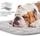 Охлаждающий коврик для собак и кошек Cooling Mat подстилка / лежанка для животных с охлаждающим эффектом, 40x30 см, серый (81309397) - изображение 2