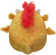 М'яка іграшка Squishmallows Little Plush Dieric Yellow Textured Dragon W/Red Hair 13см (0196566418028) - зображення 2