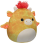 Maskotka Squishmallows Little Plush Dieric Yellow Textured Dragon W/Red Hair 13 cm (0196566418028) - obraz 5