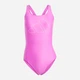 Купальник слитный женский Adidas Big Bars Suit IW6015 38 Фиолетовый (4067897596845) - изображение 6