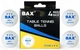 Мячики BAX 3*** TABLE TENNIS BALLS WHITE 4 шт. 140624 - изображение 1