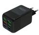Зарядное устройство Super Fast Charger ADC-PD006 150W 4 USB +2 Type-C PD+QC3.0 Блок питания для телефона Samsung, iPhone, Xiaomi, Redmi, Huawei, Realme Black - изображение 1