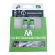 Аккумуляторные батарейки Smartoools AA 1.5V с разъёмом Type-C (2 шт) - изображение 1