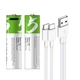 Акумуляторные батарейки AA SMARTOOOLS Li-ion 2600mWh 1.5V Type-C (4 шт) - изображение 6