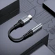 Переходник Type-C на наушники mini jack 3.5 Digital Audio converter HOCO Fresh (0.12m, DAC). Black - изображение 5