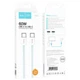 USB кабель Type-C на Type-C HOCO Source 60W charging data cable (1m, PD2.0, 60W, 20V 3A). Blue - зображення 4