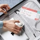 Поисковый трекер Borofone Ingenioso anti-lost tracker (12 мес. iOs). White - изображение 8