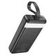 УМБ Hoco J123B Element 30000 mAh 4USB/Type-C/Lightning, PD/QC, 5A/22.5W чорний з ліхтариком - зображення 6