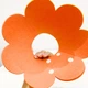 М'який комір-подушка для кішок Lesko DT-1063 Flower Orange L захисний від вилизування - зображення 3