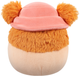 М'яка іграшка Squishmallows Little Plush Fuzzy Peach Yeti W/Hat and Fuzzy 13см (0196566418066) - зображення 3