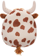 Maskotka Squishmallows Little Plush Alonzo Brown and White Highland Cow 19 cm (0196566411371) - obraz 4
