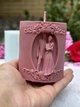 Силиконовая форма молд для свечей и мыла для свадебных свечей цилиндр - изображение 5
