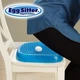 Ортопедическая гелевая подушка Egg Sitter ART для сидения Blue - изображение 7