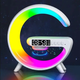 Лампа-ночник с беспроводной зарядкой, будильником и bluetooth колонкой, smart light sound machine 45RVK-2664 - изображение 2