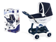 Wózek dla lalek Smoby Inglesina Baby Carriage Niebieski (3032162511817) - obraz 2