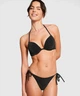 Купальник женский Victoria's Secret PINK SUPER PUSH-UP UNDERWIRE BIKINI TOP L люрекс - изображение 1