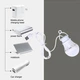 Лампочка з виходом (кабелем) USB світлодіодна LED PC-1130 - изображение 5