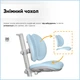 Детсоке кресло Mealux Ortoback Duo Plus Blue (Y-510 KBL Plus) Голубой - изображение 5