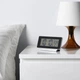 Годинник настільний/термометр/будильник IKEA FILMIS чорний 16,5х9 см 305.408.27 - зображення 2