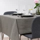 Скатертина IKEA SVARTSENAP 145х240 см сірий 005.459.30 - зображення 4