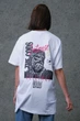 Жіноча Оверсайз Футболка З Принтом Without Feelings L/XL White - изображение 3