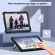 Чехол STR Spider Apple iPad 10, 2022 (10.9" экран) детский с подставками Spiderman Black - изображение 3