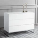Комод Frisco Шайн 1100х450х820 мм Белый глянец (29823-312) - изображение 2