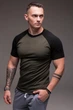 Футболка R.A. Black Raglan Sleeve M хаки 1404-M - изображение 3