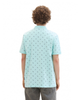 Поло Tom Tailor Men's Polo Shirt with Palm Pattern XL Синій 1042114ХХ35504 - зображення 2