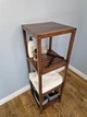 Стелаж (этажерка) 1150х360х360 мм WoodDecor из натурального дерева 4 полочки Коричневый - изображение 3