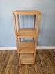 Стелаж (этажерка) 1150х360х360 мм WoodDecor из натурального дерева 4 полочки покрытый маслом - изображение 2