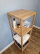 Стелаж (этажерка) 1150х360х360 мм WoodDecor из натурального дерева 4 полочки покрытый лаком - изображение 4