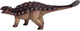 Figurka Mojo Prehistoric Life Ankylosaurus Brown 6.5 cm (5031923810259) - obraz 4