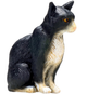 Figurka Mojo Farm Life Cat Sitting Black and White 4 cm (5031923873711) - obraz 3