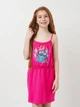Детский летний сарафан для девочки Disney Lilo Et St EX1283 122-128 см Фуксия (3609087080997) - изображение 1
