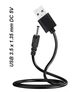 Кабель USB 3.5 x 1.35 mm DC 5V Black - зображення 1