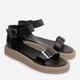 Женские сандалии кожаные PARADIZE SHOES SAN-2503 38 Черные (ROZ6501032504) - изображение 2
