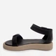 Женские сандалии кожаные PARADIZE SHOES SAN-2503 38 Черные (ROZ6501032504) - изображение 3