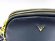 Практична трендова жіноча сумка cross-body з натуральної шкіри Somerset-678 чорна - изображение 7