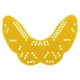 Капа перфорована (Perforated mouthguar) одностороння дитяча у футлярі (термопластик, р-р капи 6х4см, жовтий) (BO-7421_Жовтий) - изображение 2