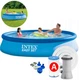 Бассейн надувной круглый Intex 28142 с фильтром и картриджом, 366х84 см, 7290 л (28142-RT) - изображение 1