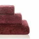 Махровое полотенце для рук Graccioza Egoist 100% египетский хлопок 30x50 см Bordeaux - изображение 5