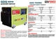 Генератор дизельний однофазний 5.6 кВт GenPower GDG 7000 EC Туреччина - зображення 2