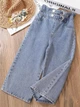 Широкі джинси для дівчат Diana Textile, Синій, 130 см, 6-7 років - зображення 2
