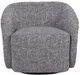 Крісло поворотне м'яке Vetro Mebel Тіно Сіре (Armchair-swivel-tino-grey) - зображення 6