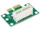 Райзер кутовий 90 градусів для відеокарти поворотний винос PCI-E 1x Ver 3.1 Зелений - зображення 4