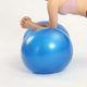 М'яч для фітнесу EasyFit Peanut (фітбол горіх-арахіс), Діаметр 45 см, Довжина 90 см, Синій - изображение 2