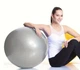 М'яч для фітнеса EasyFit, Діаметр 85 см, Максимальне навантаження 120 кг, ПВХ, Сірий - изображение 2